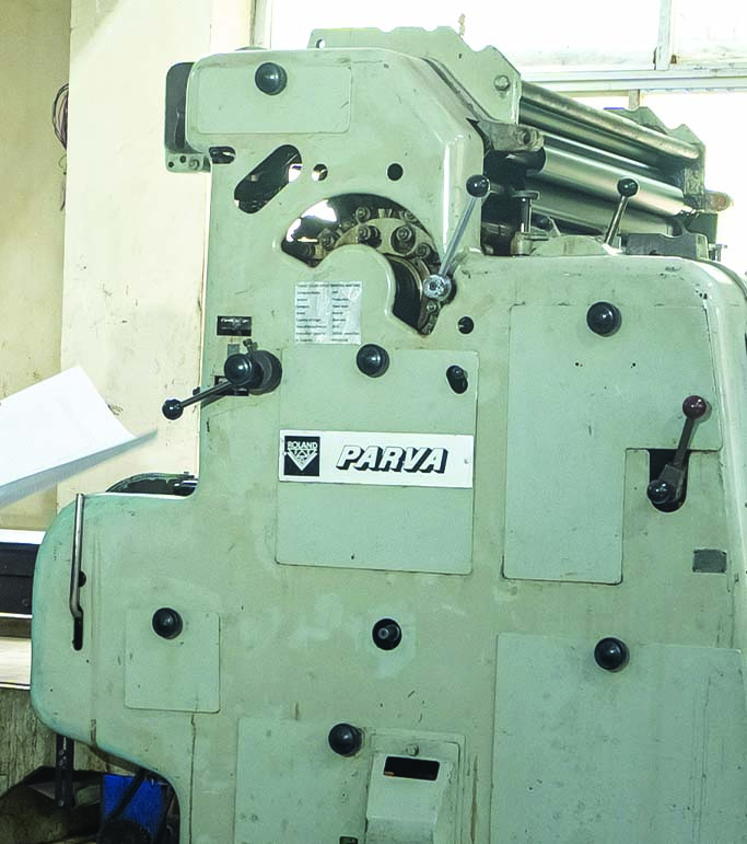 Single Color Parva Machine
